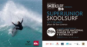 Los más jóvenes destacaron en el Super Junior Skoolsurf de la Copa FESurfing