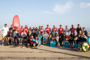 Excepcional fin de semana de Surfing Adaptado en aguas de Zarautz