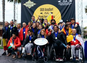 Histórico oro para el equipo de España en los AmpSurf ISA World Para Surfing Championship