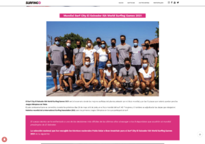 La Federación Española de Surfing publica la página donde se pueden encontrar todos los datos del equipo nacional, su palmarés e historia