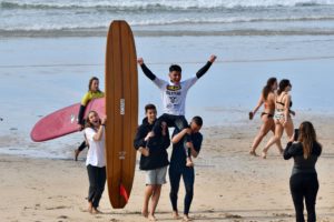 Carlota Jáuregui y Nicolás García se afianzan en la primera posición del ranking nacional de longboard