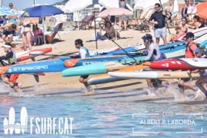 Celebrada la tercera carrera del Circuito Catalán de SUP en el Masnou