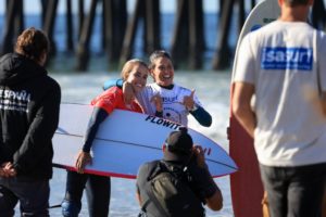 Primeras medallas para España en el mundial de surf adaptado. Oro para María Martín-Granizo, la plata de Mireia Cabañes y Sarah Almagro se lleva el bronce.