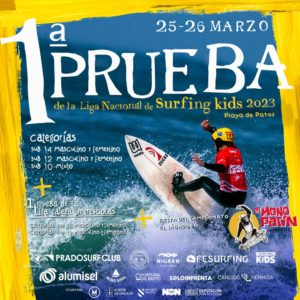Abiertas las inscripciones para la primera prueba del Circuito Surfing Kids que se disputará en la playa de Patos, Nigrán