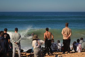 Eduardo Arribas campeón de la prueba del circuito nacional de bodyboard que se disputó en el Cabo de Trafalgar, Cádiz