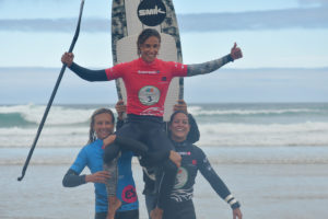 Iballa Ruano y Guillermo Carracedo revalidan sus respectivos títulos como Campeones de España de SUP Olas 2024
