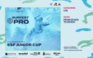 Tenerife reunirá a las jóvenes promesas del surf europeo en la primera edición de la ESF Junior Cup